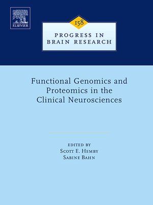 cover image of Functional Genomics and Proteomics in the Clinical Neurosciences